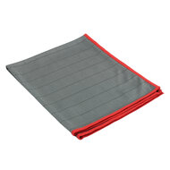 Microvezeldoek Carbon 40 X 50 CM 5 stuks grijs met assorti rand (gerecycled)