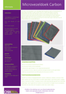 Microvezel Carbon gebruiksblad