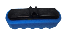 Sponsborstel blauw waterdoorlatend 28x10 cm