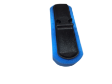 Sponsborstel blauw waterdoorlatend 28x10 cm