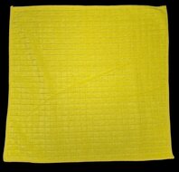 Scrub&amp;Clean 2in1 Microvezel en schuurdoek - Geel 40x40 cm