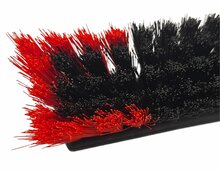 Bezem 40 cm rood detail onderkant
