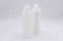 Fles voor en achterkant