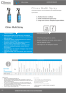 Handleiding Clinex Multispray