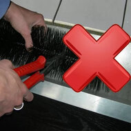 Niet knippen van borstels