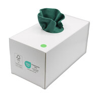 Dispenserbox groene doekjes 38x38 cm