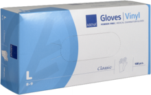 Maat L handschoen vinyl