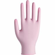 Roze handschoen nitril