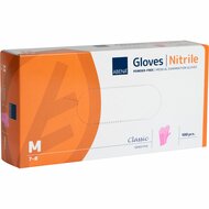 Doos 100 roze nitril handschoenen