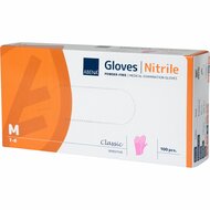 Handschoen poedervrij roze