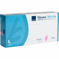 Doos 100 stuks roze handschoenen