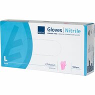 Handschoen nitril roze