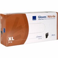 doos zwarte handschoen zwart XL