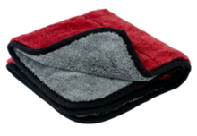 Polish doek 40x40 cm rood/grijs