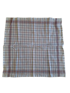Theedoek wit rood blauw gestreept
