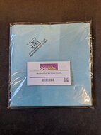 Non woven microvezeldoek blauw verpakking