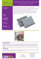 Gebruiksblad DUO Microvezel Schuurspons Grijs 