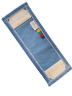 Microvezel Vlakmop Betra Pocket en Flappen Blauw 40 x 13 cm onderkant