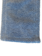 Microvezel Vlakmop Betra Pocket en Flappen Blauw 40 x 13 cm bovenkant detail