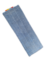 Microvezel Vlakmop ChiaMo.nl Pocket en Flappen Blauw 46 x 14 cm