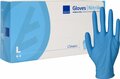 Nitril handschoen blauw maat L