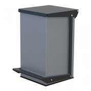 Sherman industriële pedaalemmer 2 x 25 liter afvalscheiding 55x40x34 cm