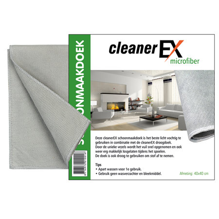 Schoonmaakdoek 40x40 cm CleanerEx