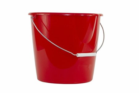 Mopemmer rond zonder korf 12 liter rood
