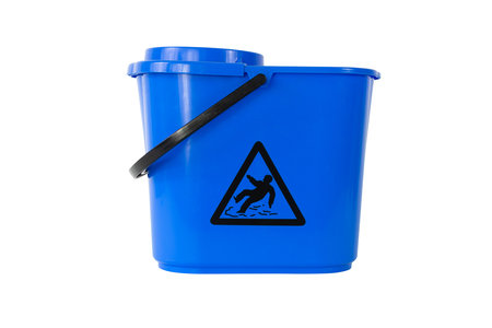 Mopemmer met uitwringkorf 12 liter blauw