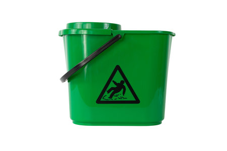 Mopemmer met uitwringkorf 12 liter groen