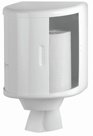 Poetsroldispenser wit