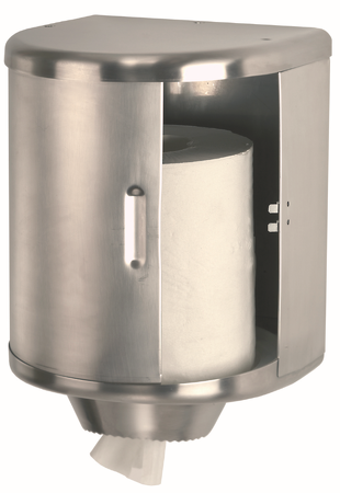 Poetsroldispenser RVS