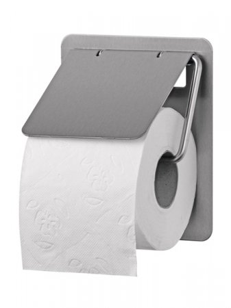 Toiletrolhouder 1rols RVS