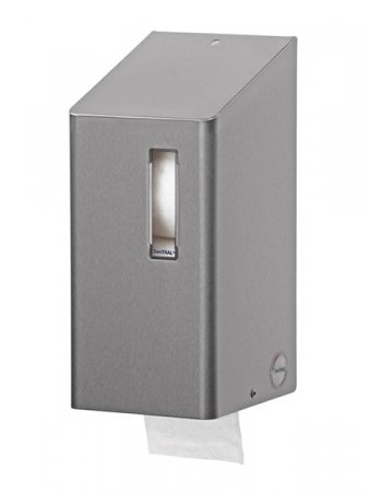Toiletrolhouder (doprollen) 2rols RVS