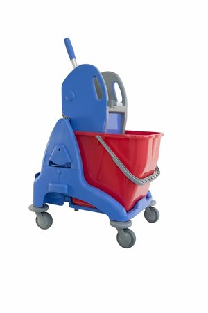 Mopwagen met pers kunststof 1x25 ltr
