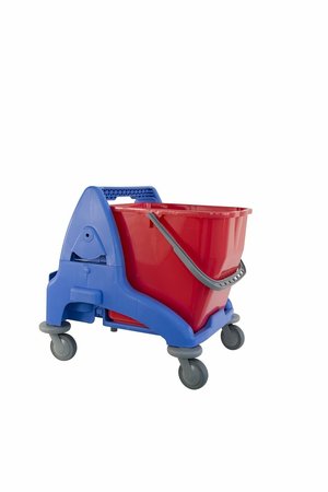 Mopwagen kunststof 2x25 ltr exclusief pers
