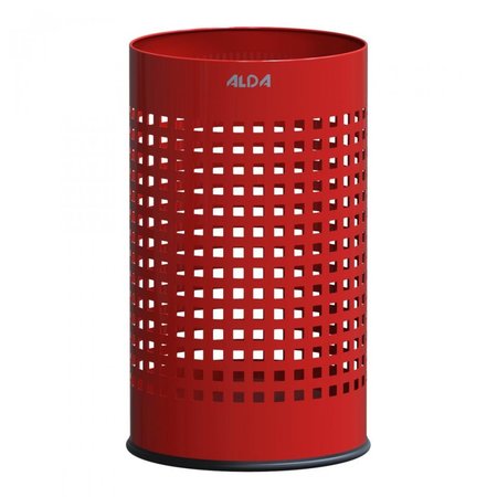Officer geperforeerde emmer 18 liter Rood