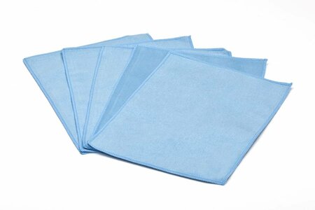 iPad-Smartphone microvezeldoekje 15 x 20 cm blauw 5 stuks