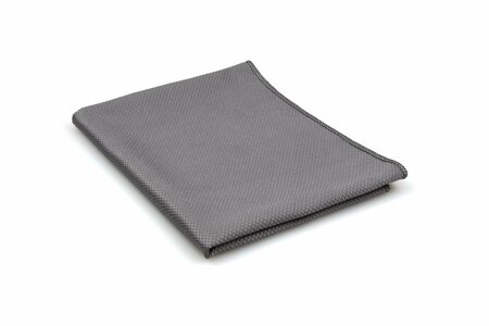 Vaatdoek microvezel metalik grijs 40 x 75 cm