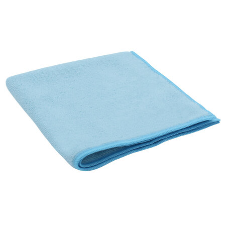 Microvezeldoek 38x38 cm gerecycled microvezel 5 stuks blauw