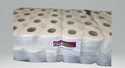 Toiletpapier traditioneel cellulose 4 laags 200 vel 8 rollen
