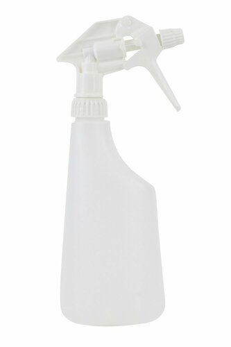 Sprayflacon met sprayer, schaalverdeling 600 ml transparant