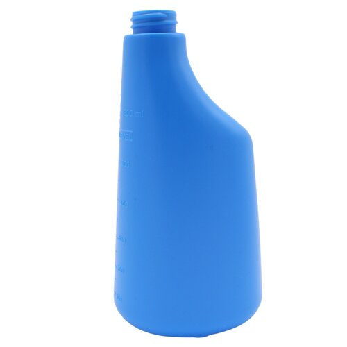 Fles 600 ml polyethyleen blauw