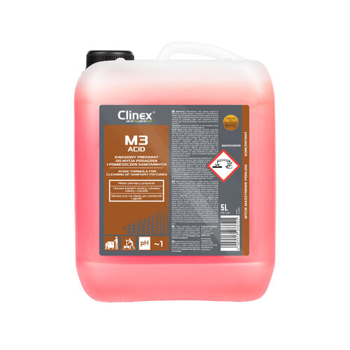 Sanitair vloerreiniger Clinex M3 Acid 5 liter