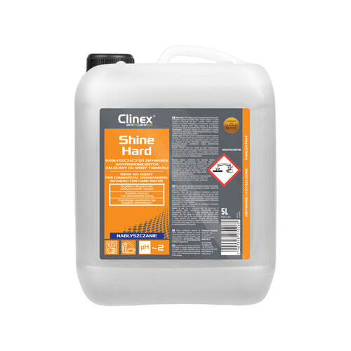 Glansspoelmiddel Clinex ShineHard voor hard water 5 liter