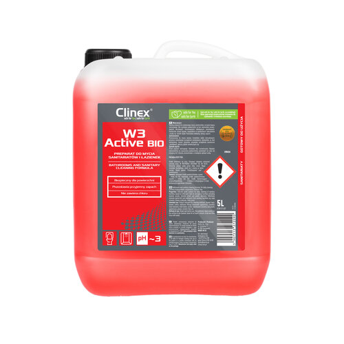 Sanitair reiniger Clinex W3 Active Bio 5 liter