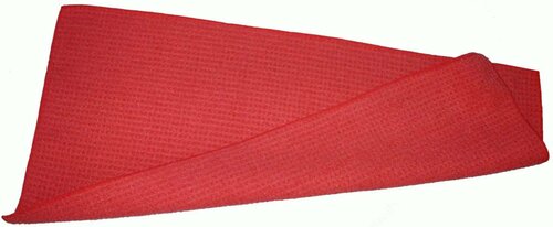 Gewafelde dweil 55x27 cm rood voor Rakleto