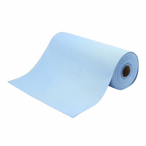 TopGlas Microvezeldoek Rol – 50 stuks – 30x30 cm – OEKO-TEX® blauw