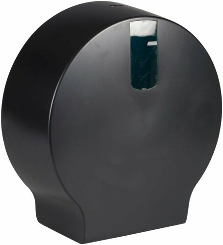 Abena Jumbo Toiletrol Dispenser – Gerecycled Kunststof – Zwart – Ø33,5 cm – Made in Denmark