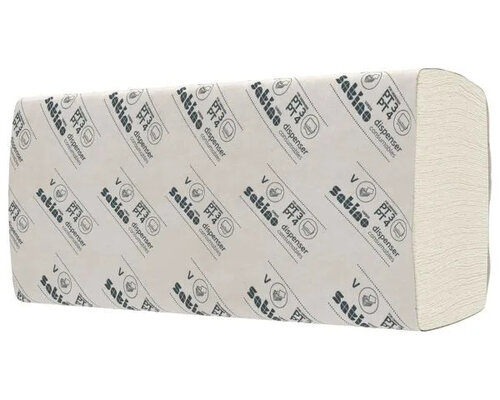 Santino Smart V-Vouw Handdoekjes – 24 x 23 cm – 2-laags – 100% Gerecycled – Ecolabel – 4000 stuks